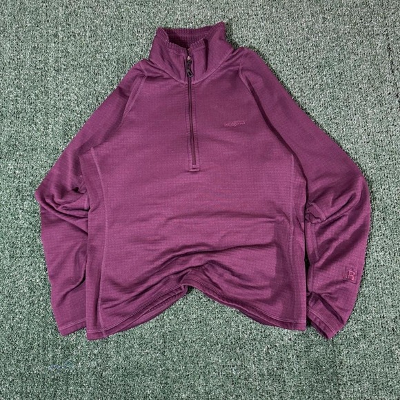 Patagonia Tops - Patagonia R1 Women S Purple Half-Zip Fleece Pullover Gorpcore Outdoor 0206